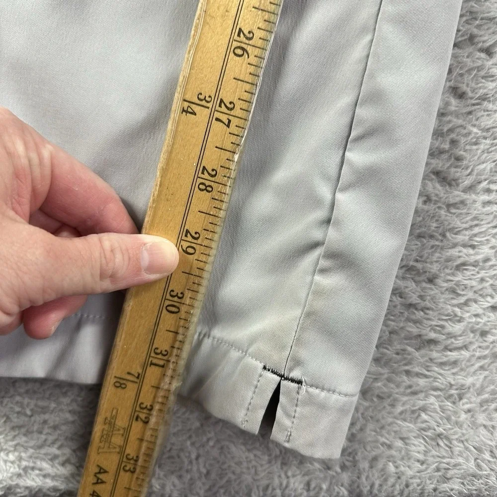 Adidas Performance Pants Mens 35x32 Golf Gray‎ No Slip Grip Stretch Chino